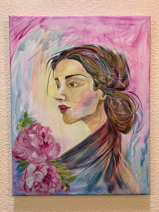 Gazing Woman Portrait